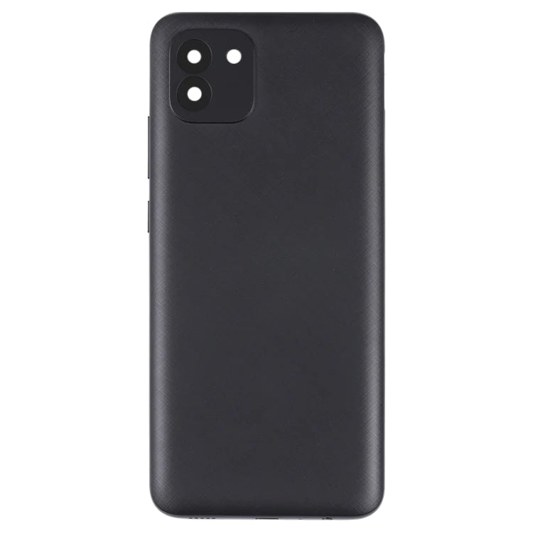 Battery Back Cover With Camera Lens For Samsung Galaxy A03s Black